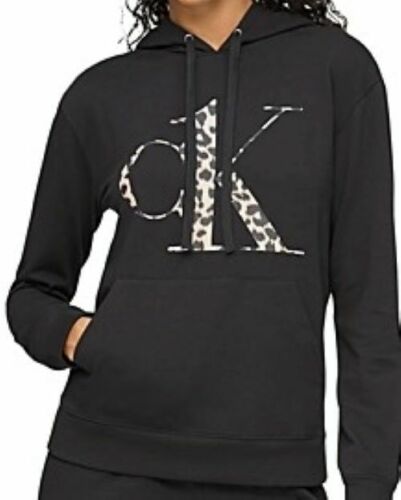 Calvin Klein Ck One Glisten Sweatshirt Black Size Small