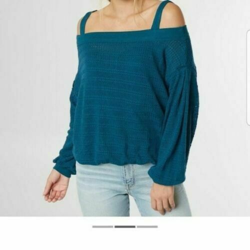 Free People Sistine Hacci Cold Shoulder Knit Top