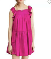 Free People Want Your Love Mini Shift Dress, Pink, Size Small