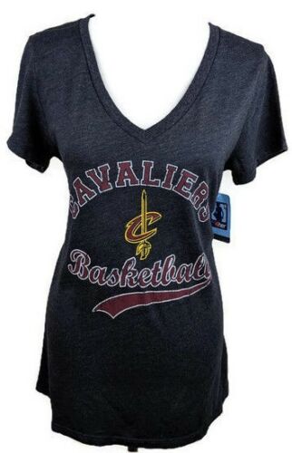 NBA Cleveland Cavaliers -23 James Womens V-Neck Tee Shirt, Size Medium