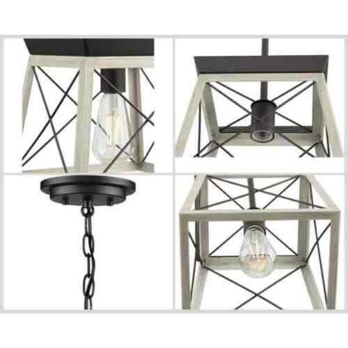 Progress Lighting Briarwood Collection 1-Light Graphite Pendant