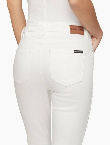 Calvin Klein Jeans Button-Fly Ankle Skinny Jeans, Size 30W