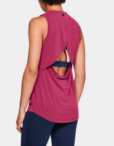 Under Armour Women’s Unstoppable Muscle Tank Top – Honeysuckle, Size XL