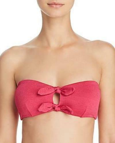 Minkpink Lola Tie-Front Bandeau Bikini Top