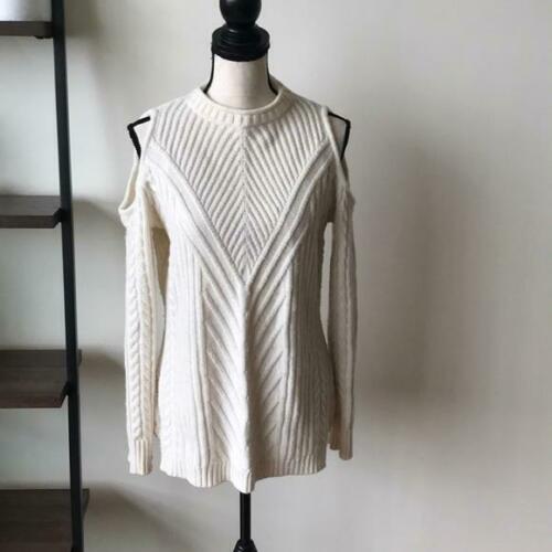 Central Park West Cold Shoulder Sweater, Size Small