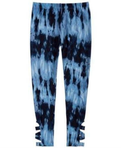 Epic Threads Big Girls Cage-Detail Tie-Dyed Leggings,Size Small