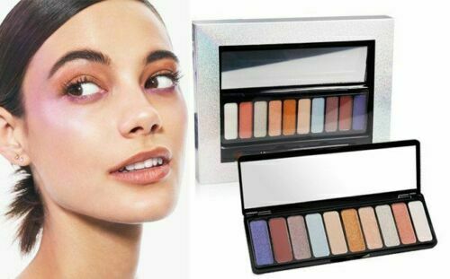 RH Macy 10 Color Galaxy Dust Eyeshadow Palette & Eye Shadow Brush New In Box