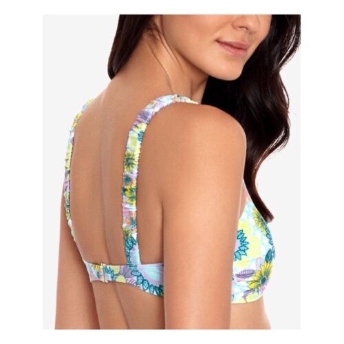 Salt + Cove Scrunchie-Strap Bikini Swim Top