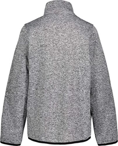 Nautica Big Boys Sweater Fleece Jacket – Heather Gray