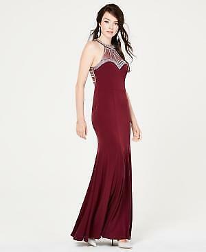 Say Yes to the Prom Juniors Embellished Halter Gown Vanessa Jane Say Yes to the Prom Juniors Embellished Halter Gown Vanessa Jane