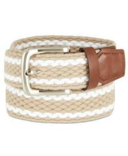 Club Room Mens Stretch Elastic Braided Belt