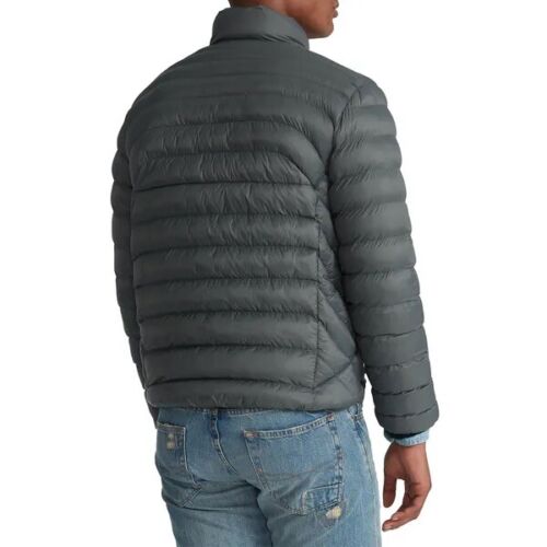 Polo Ralph Lauren Big and Tall Packable Quilted Jacket – Charcoal Grey