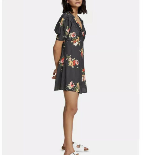 Free People Neon Garden Mini Dress , Size 2