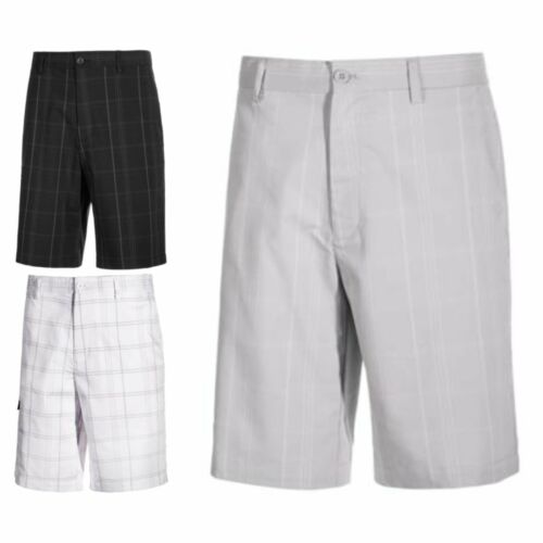 Attack Life by Greg Norman Mens 11 Plaid Golf Shorts