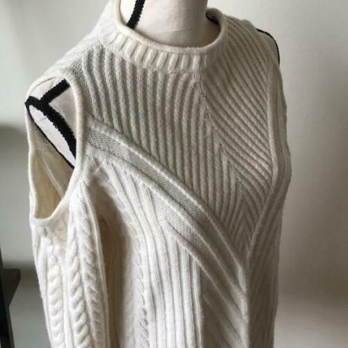 Central Park West Cold Shoulder Sweater, Size Small