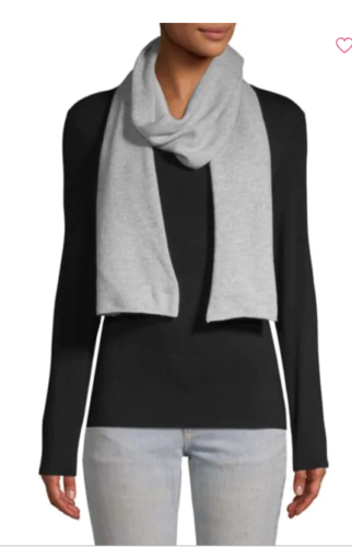 Lafayette 148 Cashmere Grey Scarf