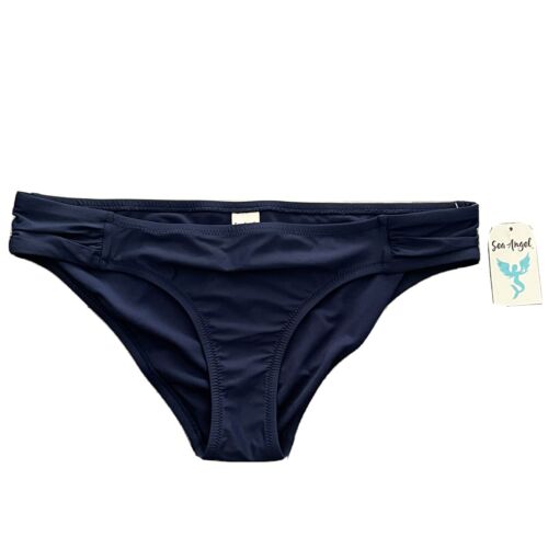 Sea Angel Blue Bikini Bottom, Size Large