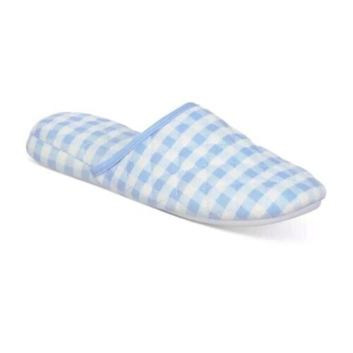 Charter Club Women’s Quilted Gingham Clog Slippers