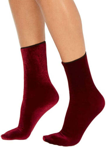 HUE Velvet Socks