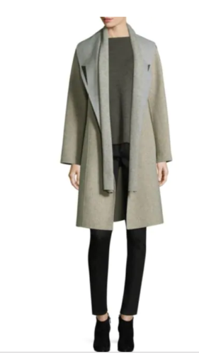 Lafayette 148 Cashmere Grey Scarf