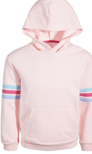 ID Ideology Little Girl Rainbow Fleece Hoodie, Size 6