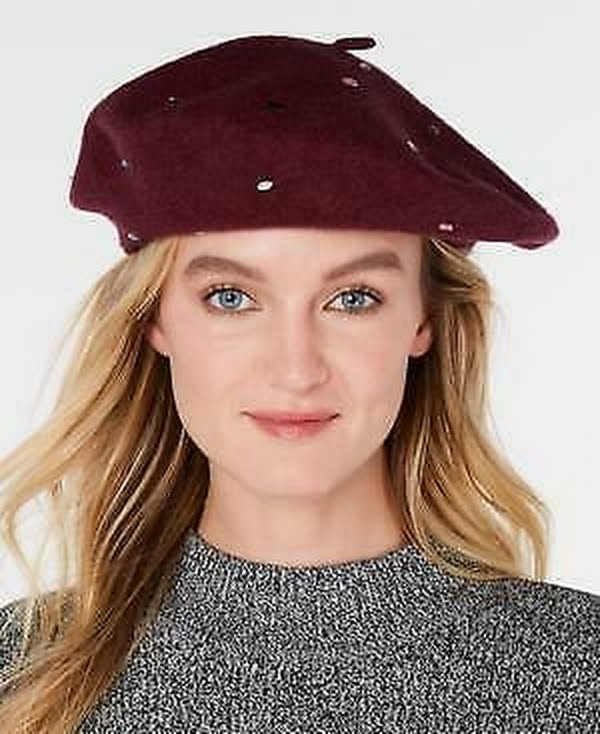 Inc Jewel-Embellished Beret