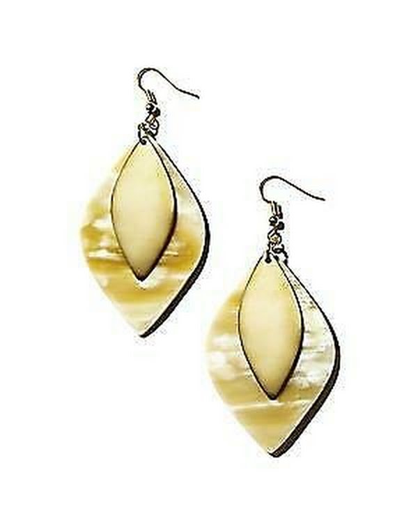 Tribe & Glory Brass-Accent Stacked Drop Earrings