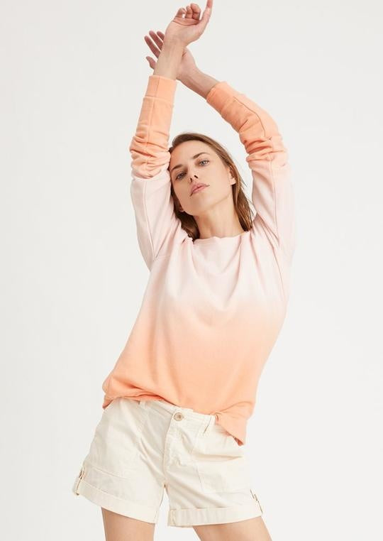 Sanctuary Happy Days Ombre Raglan Sweatshirt