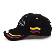 Colombia Black 3D Embroidered Baseball Cap, Hat