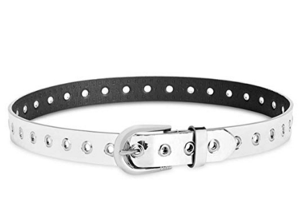 DKNY Spazzolato Grommeted Belt