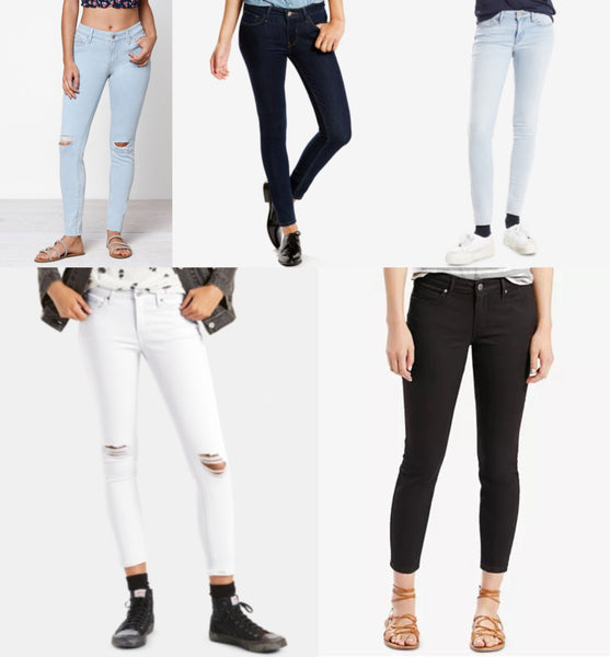 Levis Womens 711 Skinny Jeans