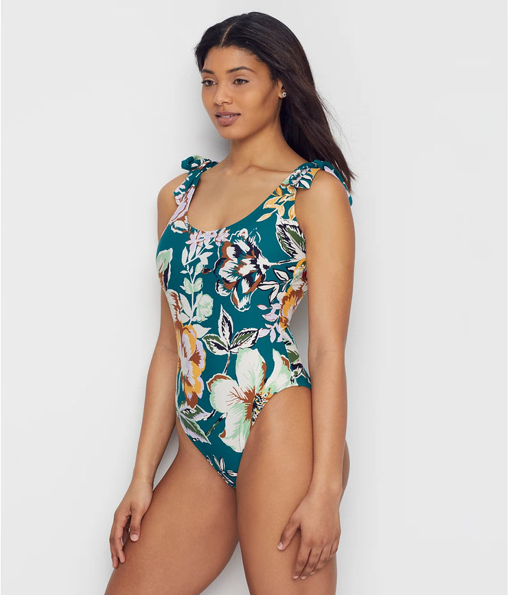 Studio Anne Cole Womens Tropical Bliss One-Piece Style-20SO07312, Size 12