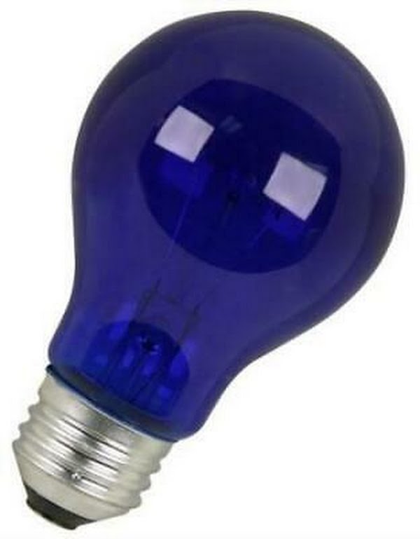 Pack of 6 Feit Electric 25W Blue 120-Volt Incandescent Light Bulb