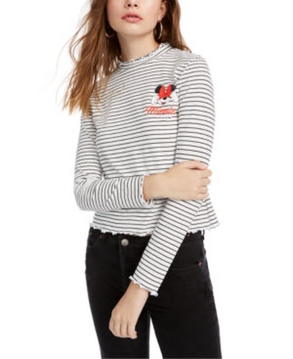 Love Tribe Disney Juniors Minnie Mouse Graphic-Print Top