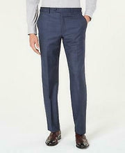Michael Kors Mens Classic-Fit Airsoft Stretch Plaid Suit Pants