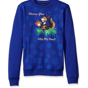 Alex Stevens Mens Play with My Nuts Ugly Christmas Sweater