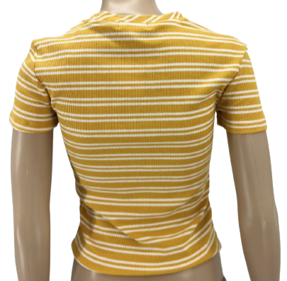 Ultra Flirt Women's Striped T-Shirt, Size XS