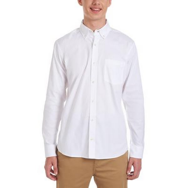 Nautica Big Boys Long Sleeve Stretch Oxford, Size XL