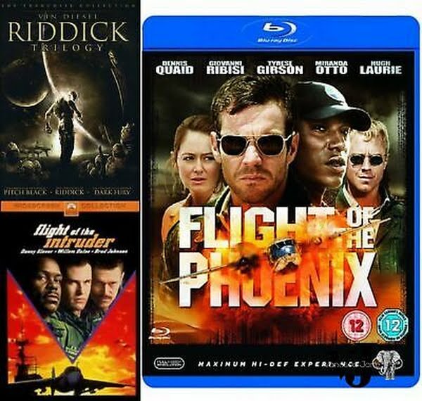 Action DVD Bundle: Flight of the Phoenix, Rid Dick , Flight of the Intruder