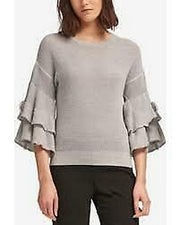 DKNY Women's Ruffle-Sleeve Sweater