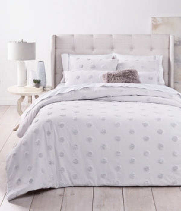 Whim by Martha Stewart Collection Chenille Dot 3-PC. King Comforter Set