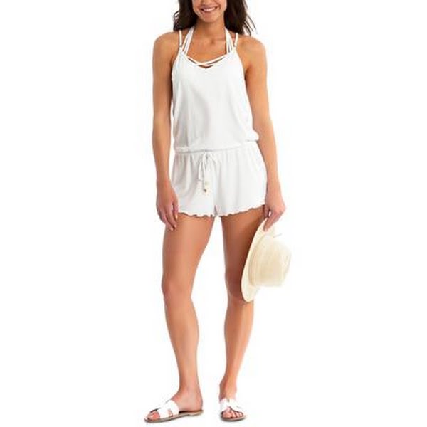 California Waves Juniors Romper Cover-Up