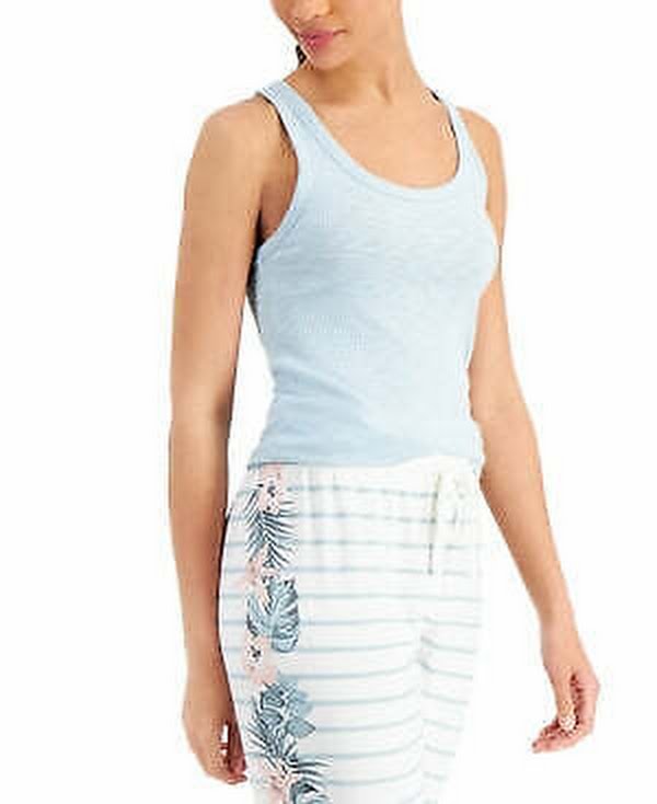 Jenni by Jennifer Moore Womens Ribbed Tank Top