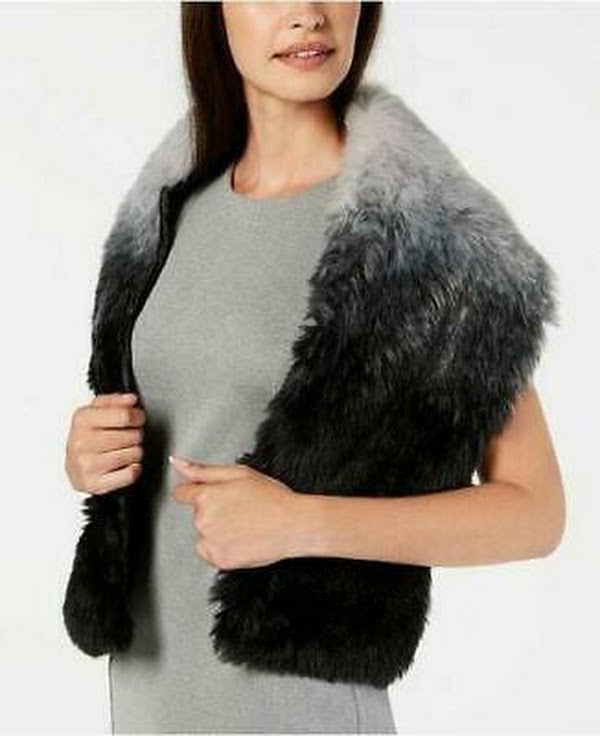 I.n.c. Ombre Faux-Fur Stole