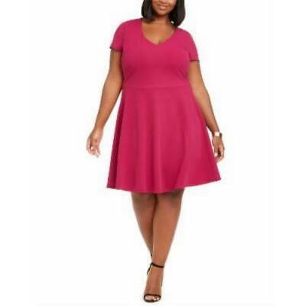 B. Darlin Plus Size Womens Dress