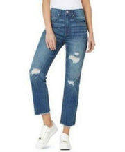 Numero Sexy Ripped High Rise Frayed-Hem Denim Jeans, Size 27