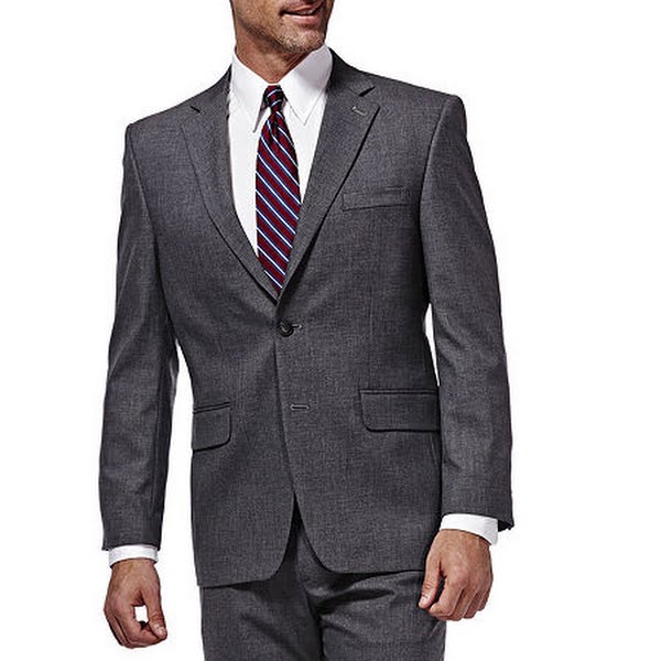 Jm Haggar Men’s Premium Stretch Suit Separate Jacket Classic Fit, Size 44Short