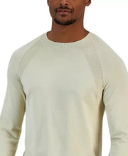 Alfani Mens Ribbed Raglan Sweater