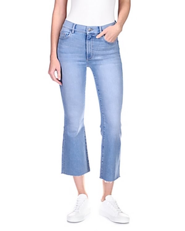 DL1961 Womens Bridget Boot Denim Cropped Bootcut Jeans