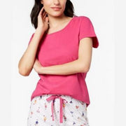 Charter Club Cotton Short-Sleeve Soft Knit Pajama Top